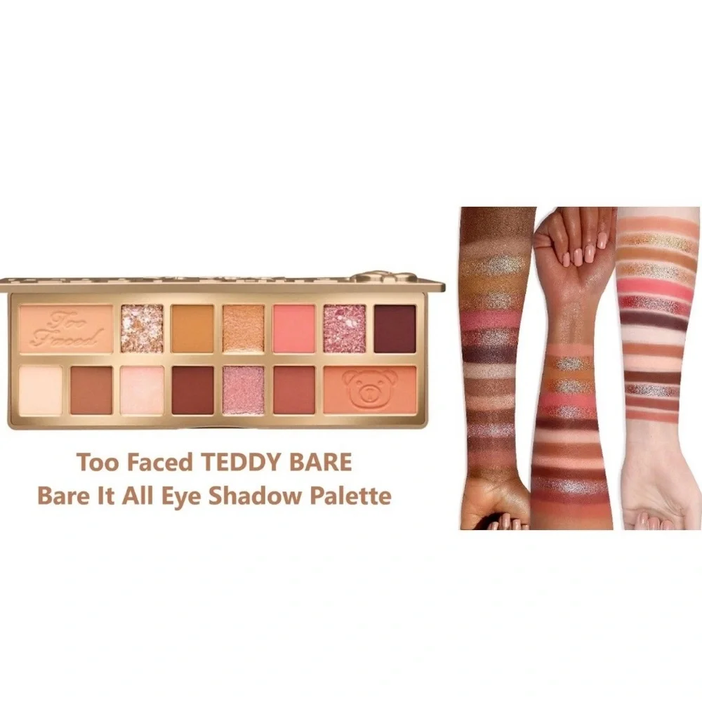 Too Faced Teddy Bare Wye Shadow Palette New in Box